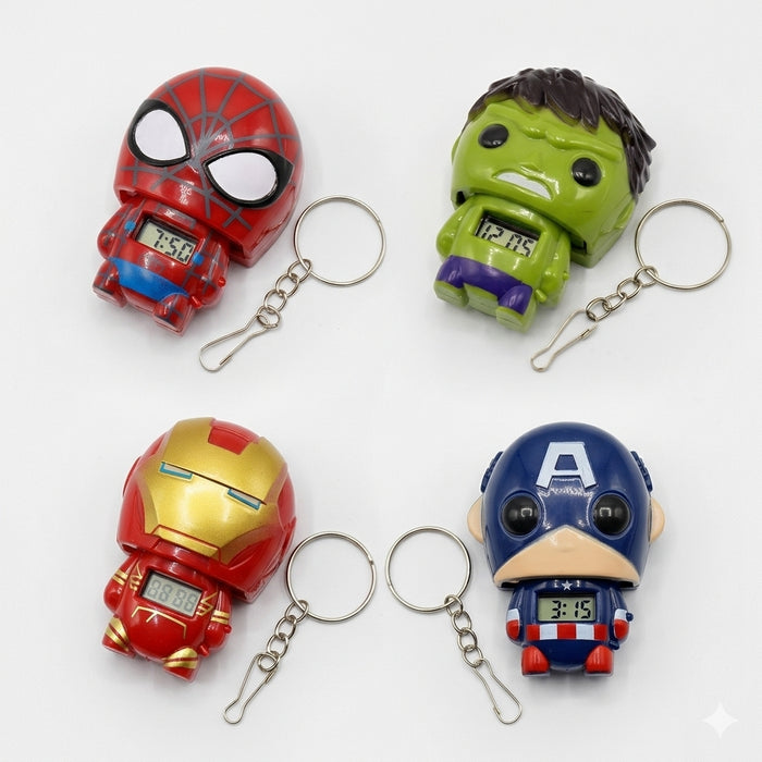Avengers Keychain With Watch Pack of 4