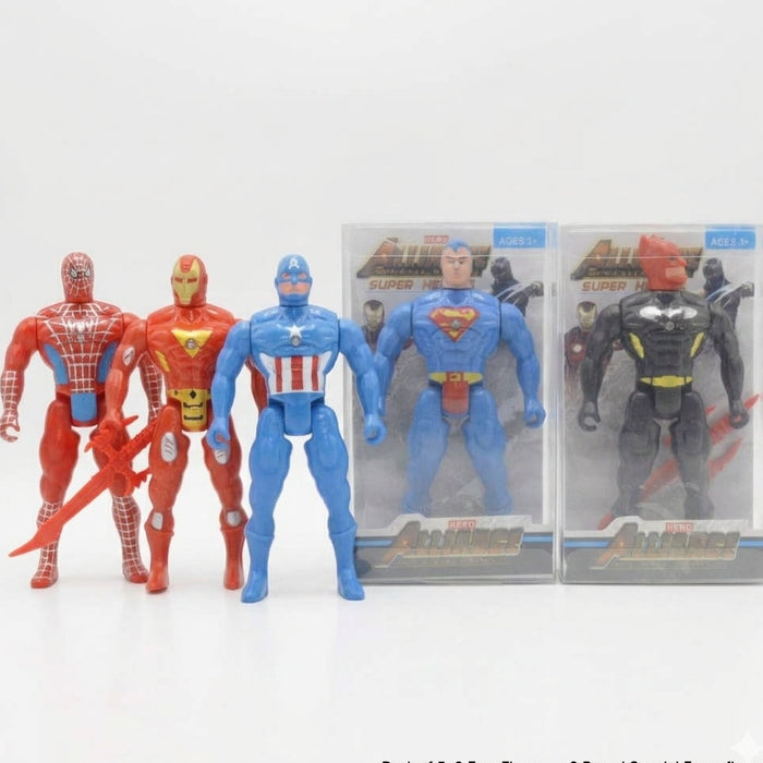 Avengers Mix Characters  Figure with Light Pack of 5