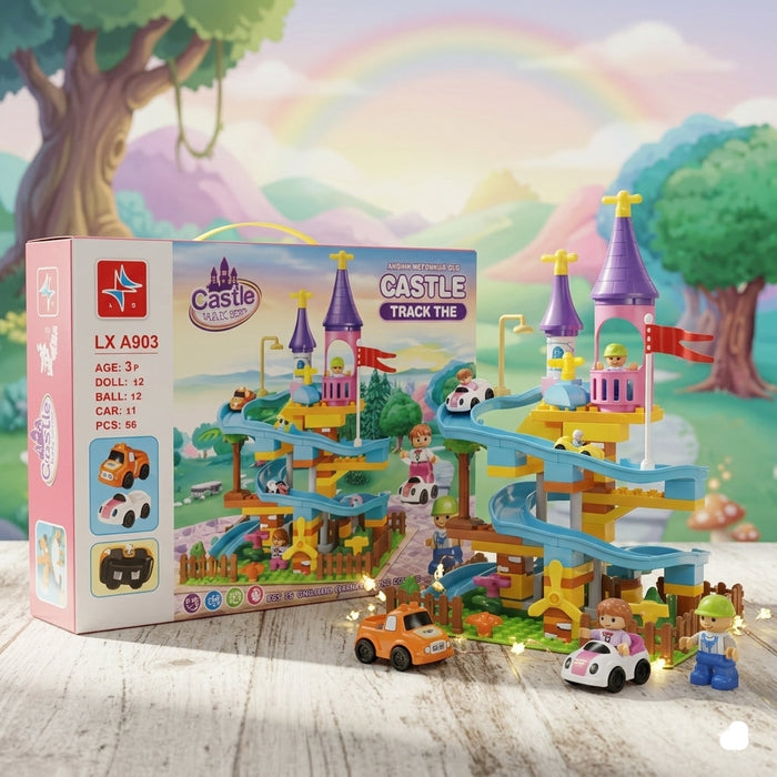 Castle Track Building Blocks 88 Pieces