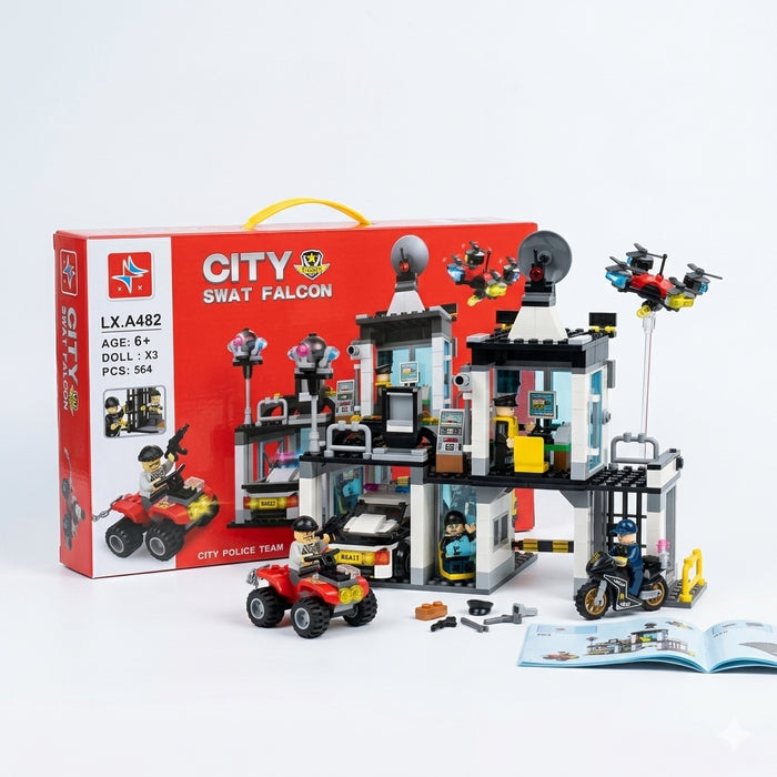 City Police Swat Falcon Brick Blocks