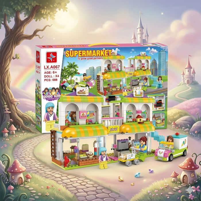 City Super Market Store 688 Pieces
