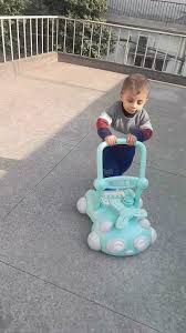 Sit To Stand Baby Walker Trainer With Light & Music
