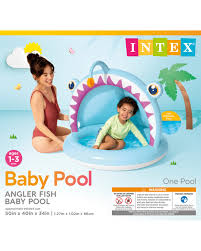 Intex 58419 50"x40"x34" Angler Fish Baby Pool