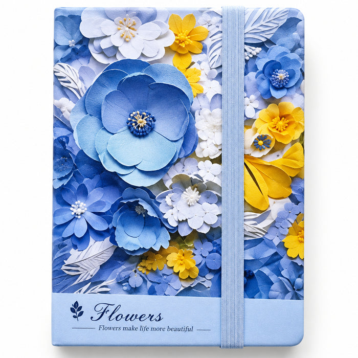 Blue Floral Pocket Notebook