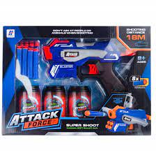 Attack Force Shoot Gun with Soft Bullet