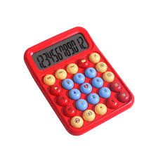 Colorful Bubble Keys Calculator