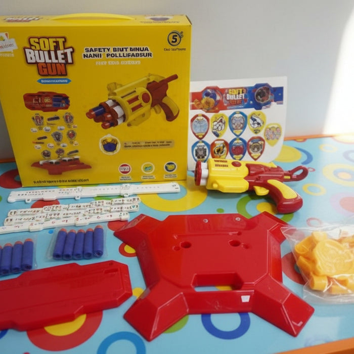 Soft Bullet Gun with Target Dart