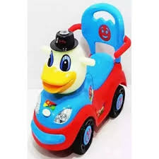 Duckling Theme Push Car