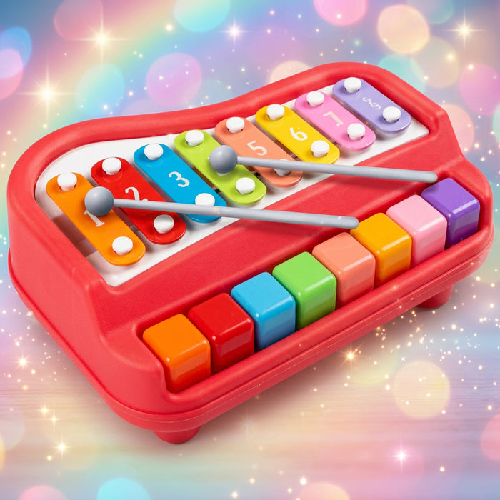 2-in-1 Baby Piano Xylophone For Kids
