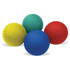 Multicolor 4 Piece Large Balls