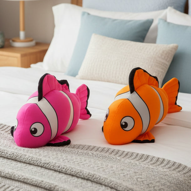 Pink Soft Bean Fish Toy 38cm