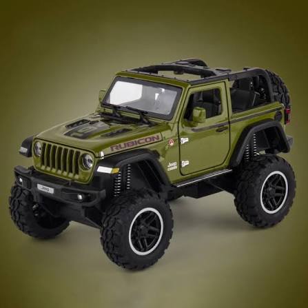Diecast Wrangler Rubicon Jeep with Light & Sound