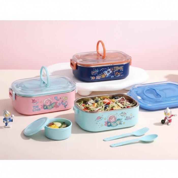 Fish Cat Theme Lunch Box