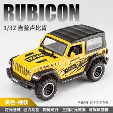 Diecast Wrangler Rubicon Jeep with Light & Sound