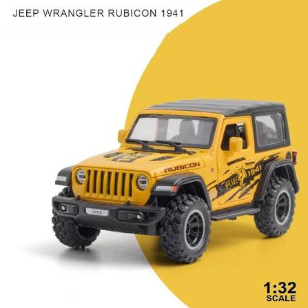 Diecast Wrangler Rubicon Jeep with Light & Sound