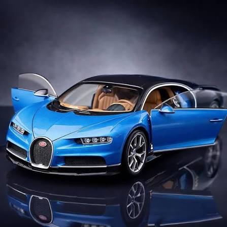 Diecast Bugatti Chiron Coupe Car