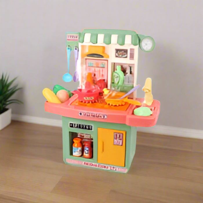 Mini Kitchen Set with Spray 33 Pieces