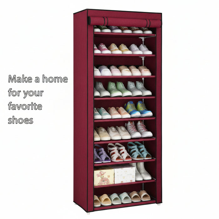 Multi-Layer Fabric Shoe Cabinet