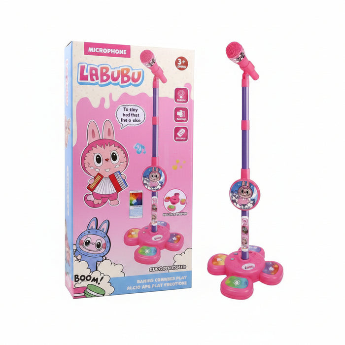 Labubu Theme Microphone withLight & Sound