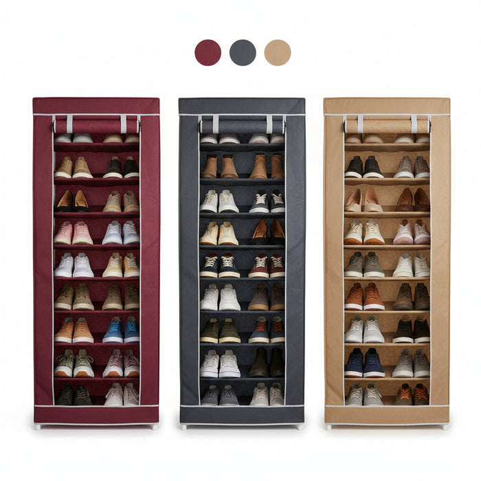 Multi-Layer Fabric Shoe Cabinet