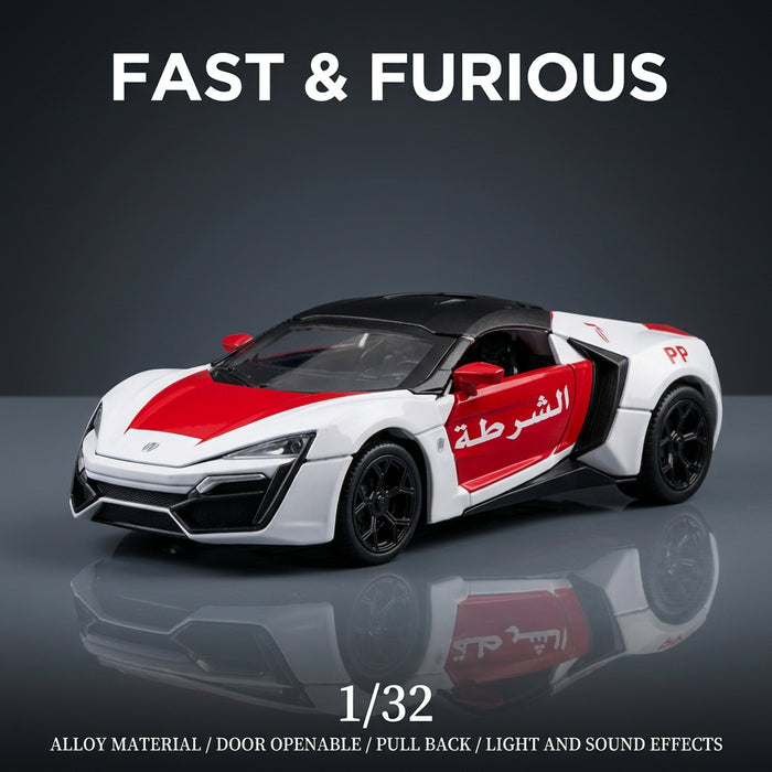 Diecast W Lykan Hyperstore Car