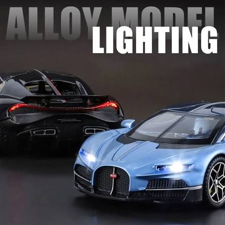 Diecast Bugatti Tourbillon Car with Light & Sound