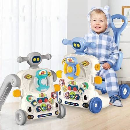 6-in-1 Activity Walker with Push Handle
