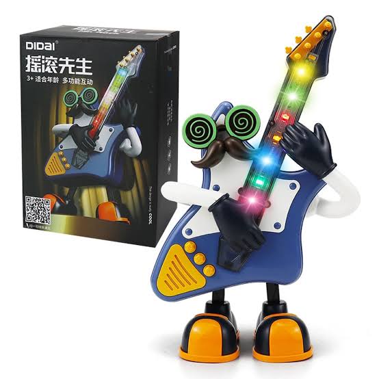 Dancing Mr. Rock Guitar with Light & Sound
