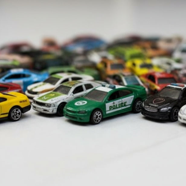 Diecast Metal Car with Carrying Storage Box