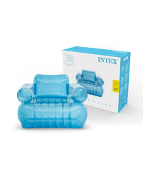 66503 Intex Blue Armchair Transparent Sofa