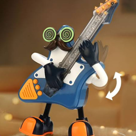 Dancing Mr. Rock Guitar with Light & Sound