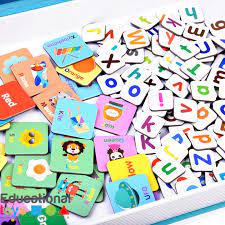 English Alphabet Magnetic Book 134 Pieces