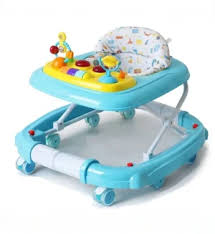 2-in-1 Activity Baby Walker & Rocker