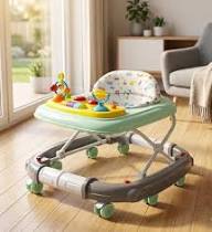 2-in-1 Activity Baby Walker & Rocker