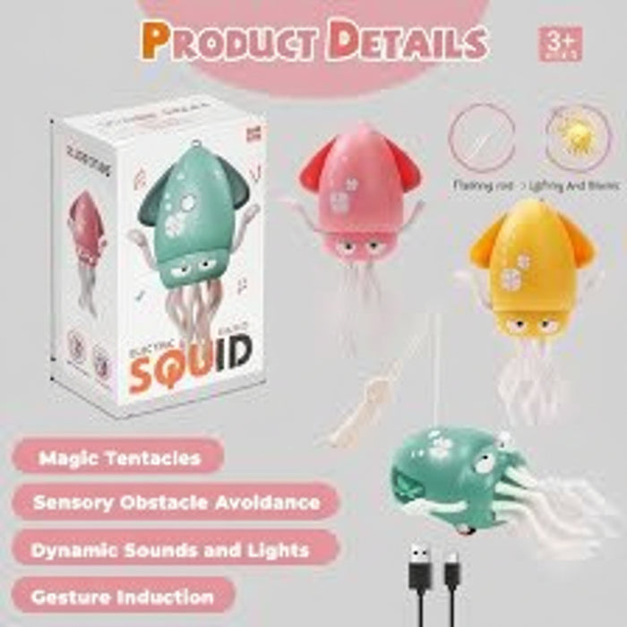 Light Up Electric Dancing Squid Toy
