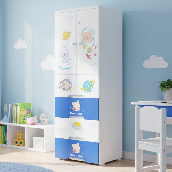 Phoenix Stars & Bear Kids Storage Wardrobe