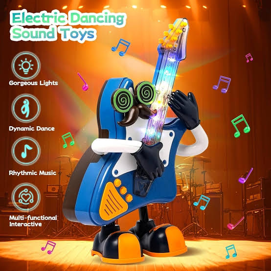 Dancing Mr. Rock Guitar with Light & Sound