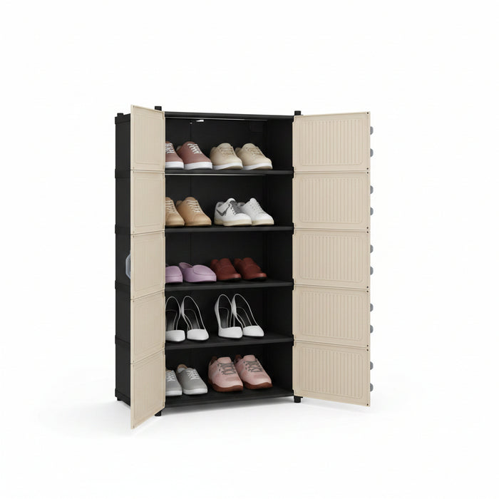 Shoe Storage Cabinet with Doors