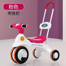 Musical Tricycle with Push Handle