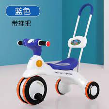 Musical Tricycle with Push Handle