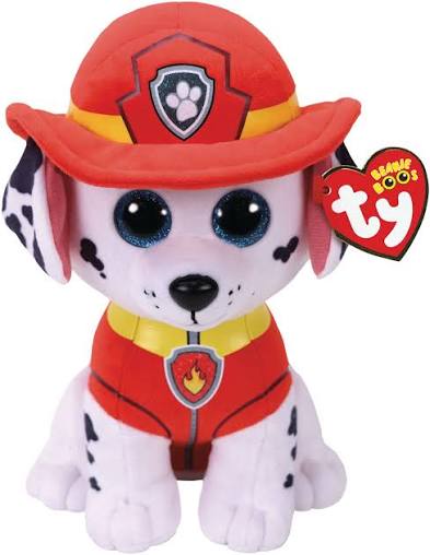Ty Beanie Boos Paw Patrol Marshall Plush Toy