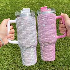 White Stones Theme Fancy Tumbler