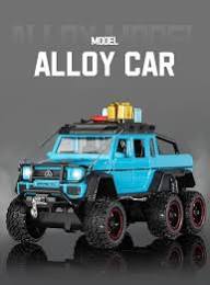 Diecast Land Rover Deffender 6x6 Jeep with Light & Sound