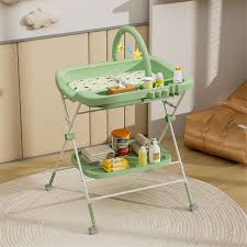 Portable Baby Changing Table with Toy Bar