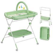Portable Baby Changing Table with Toy Bar