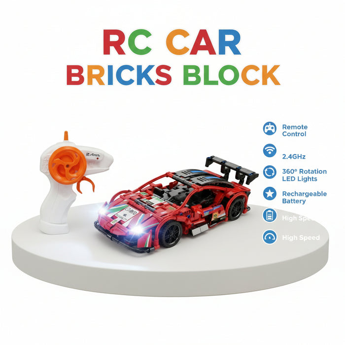 RC SWP Racing Car Brick Blocks 411 Pieces