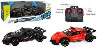 Rechargeable RC Spray Runner Car