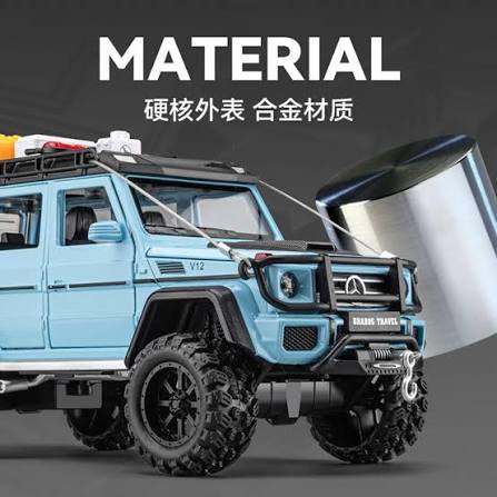 Diecast Mercedes Benz Brabus G550 Jeep with Light & Sound