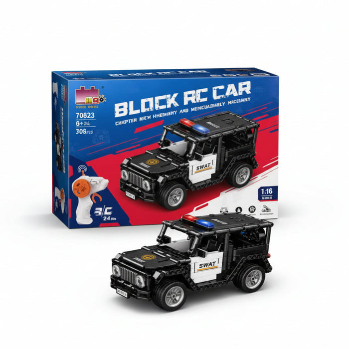 RC Swat Jeep Brick Blocks 399 Pieces