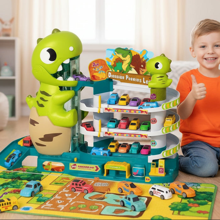 Dinosaur Parking Lot with Light & Sound